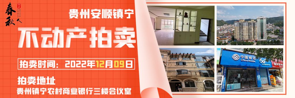 【12月09日】鎮(zhèn)寧縣商鋪、住宅、商業(yè)展位拍賣公告